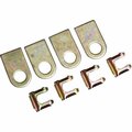 Helix Suspension Brakes And Steering Brake Line Tab Kit -4 Tabs and Clips 414044